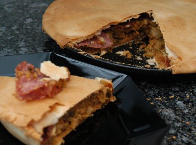 Wirzpastete mit Salami