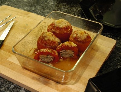 Tomaten mit Brät