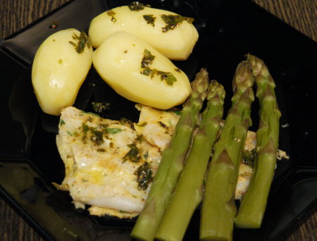Flundernfilets nach Pariser Art