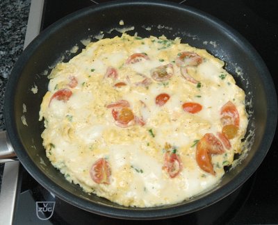 Tomaten Mozzarella Omelette