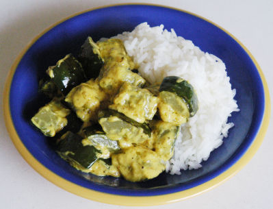 Gurken in Rahmsauce