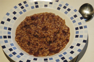 Goldgelber Kürbisrisotto