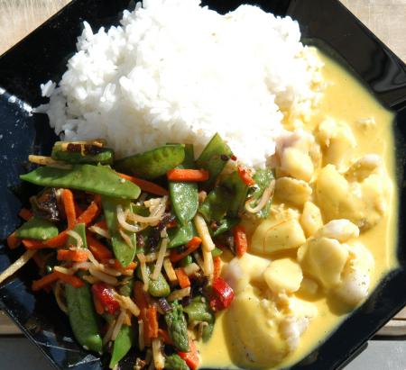 Orientalische Kabeljaubacken