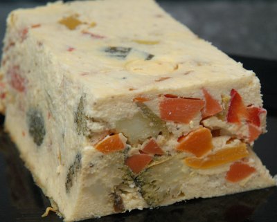 Quarkterrine mit Gemüse