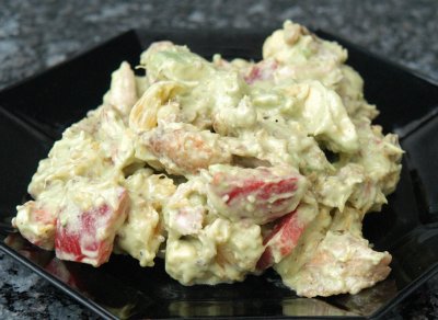 Geflügelsalat mit Avocados
