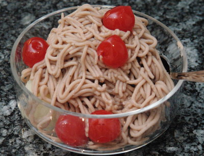 Birnen mit Vermicelles