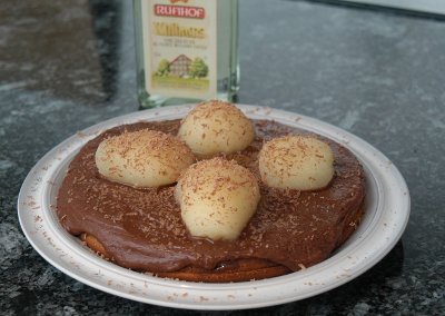 Birnen-Schokoladentorte
