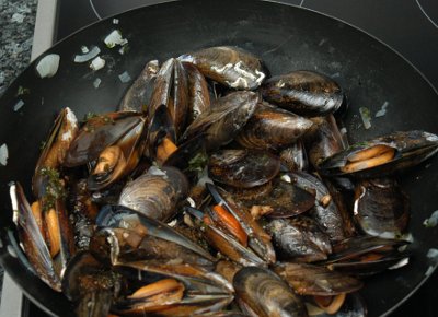 Marinierte Miesmuscheln