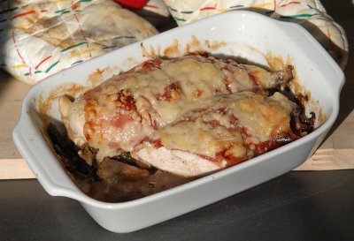 Gratinierte Pouletbrüstli