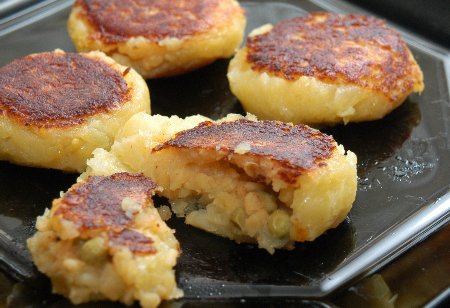 Gefüllte  Kartoffeltätschli