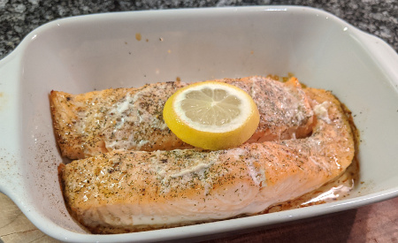 Gebackener Lachs