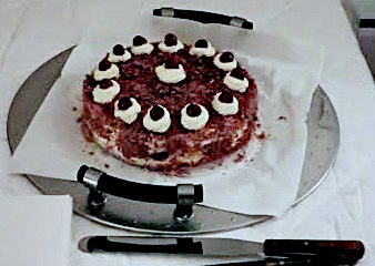 Schwarzwäldertorte mit Himbeeren