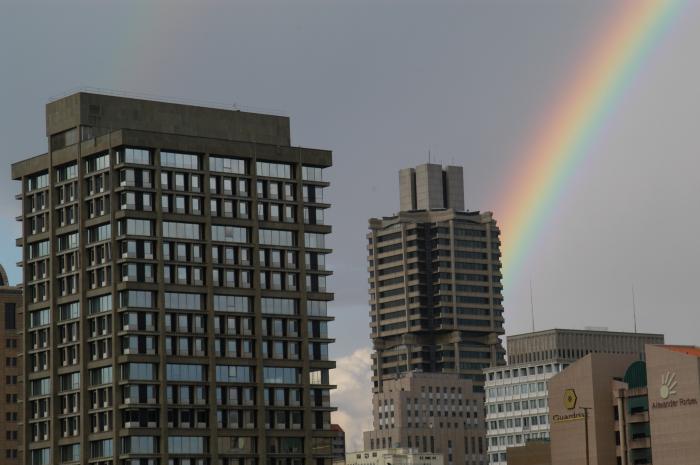 Skyscrapers in downtown Johannesburg