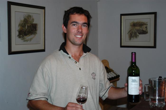 The winemaker at Vendôome wineries, Paarl