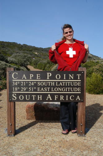 Sandra at Cape Point